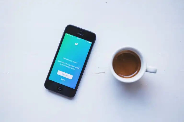 coffee and social media