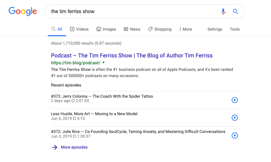 Audio SEO: Podcasts in Search Results - Eric Sachs SEO